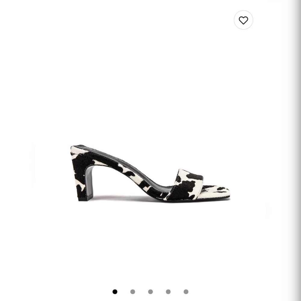 Song of Style cow hide shoes